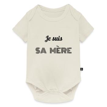 Je suis sa mère - Body à manches courtes Premium Bébé - blanc cassé - Devant