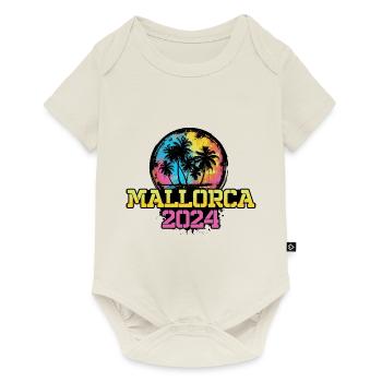 Mallorca 2024 Travel Holidays - Baby Premium short-sleeve bodysuit - off white - Front