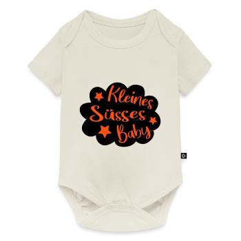 Little Cute Baby Kleines süsses Baby - Baby Premium Kurzarmbody - Naturweiß - Vorne