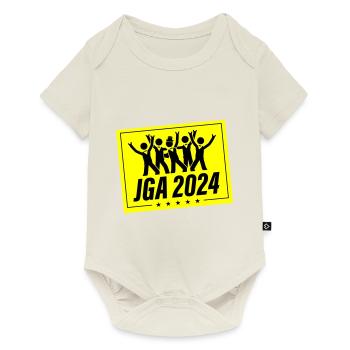 Enterrement de vie de garçon 2024 - Body à manches courtes Premium Bébé - blanc cassé - Devant