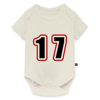 17 Number College - Baby Premium short-sleeve bodysuit - off white - Front