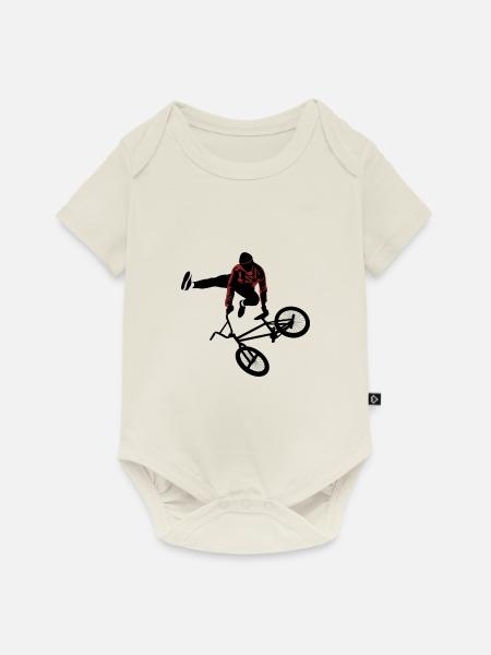 Freestyle BMX T-shirt - Baby Premium Kurzarmbody - Naturweiß