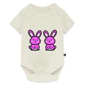 Easter Bunny Easter - Baby Premium short-sleeve bodysuit - off white - Front