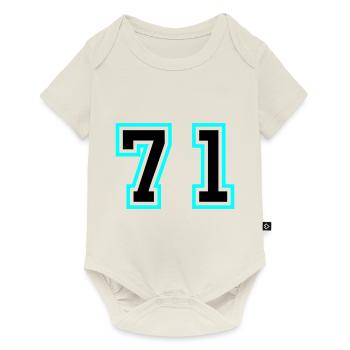 71 Number Symbol - Baby Premium short-sleeve bodysuit - off white - Front