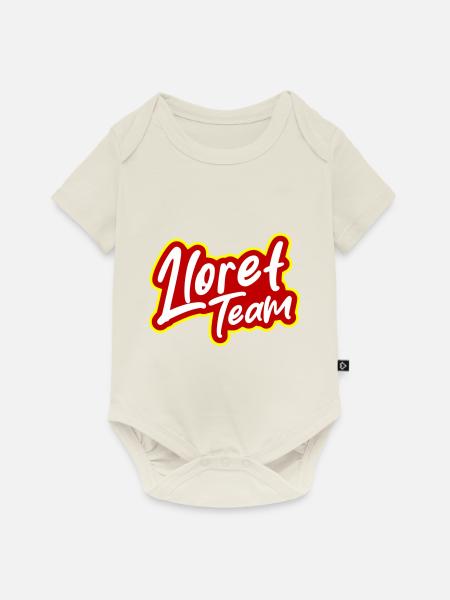 Lloret De Mar Team - Baby Premium Kurzarmbody - Naturweiß