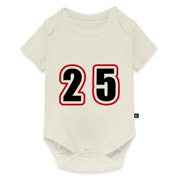 25 Number College - Baby Premium short-sleeve bodysuit - off white - Front