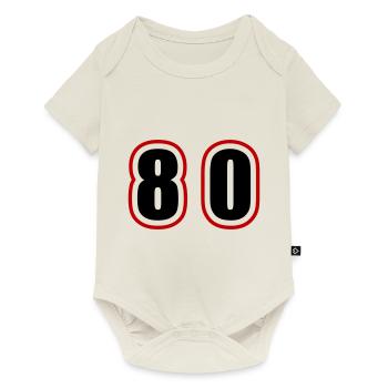 80 Number College - Baby Premium short-sleeve bodysuit - off white - Front