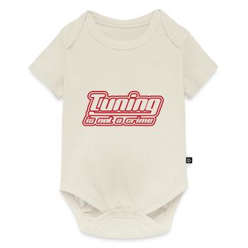 Cartuning Scooter Tuning - Baby Premium Kurzarmbody - Naturweiß - Vorne