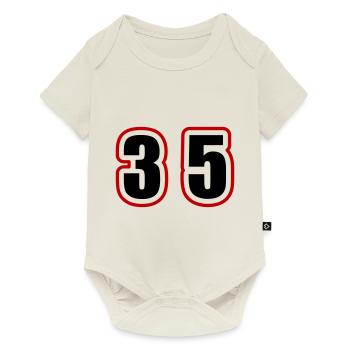 35 Number College - Baby Premium short-sleeve bodysuit - off white - Front