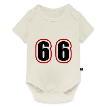 66 Number College - Baby Premium short-sleeve bodysuit - off white - Front