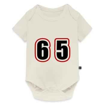 65 Nombre Collège - Body à manches courtes Premium Bébé - blanc cassé - Devant