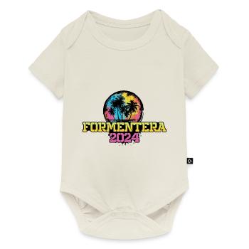 Formentera 2024 Travel Holidays - Baby Premium short-sleeve bodysuit - off white - Front