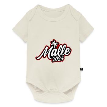 Malle 2024 - Body à manches courtes Premium Bébé - blanc cassé - Devant