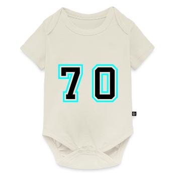 70 Number Symbol - Baby Premium short-sleeve bodysuit - off white - Front