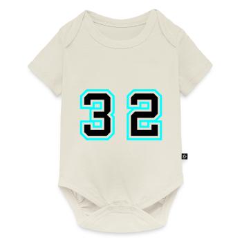 32 Number symbol - Baby Premium short-sleeve bodysuit - off white - Front