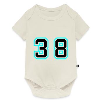 38 number symbol - Baby Premium short-sleeve bodysuit - off white - Front