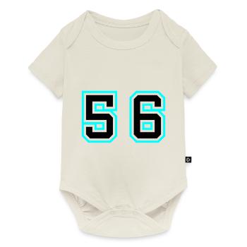 56 Number Symbol - Baby Premium short-sleeve bodysuit - off white - Front