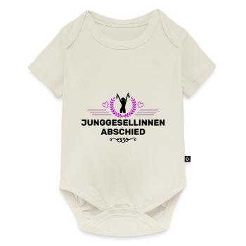 Enterrement de vie de jeune fille Jga Coeur - Body à manches courtes Premium Bébé - blanc cassé - Devant