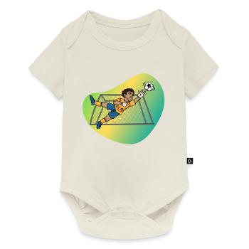 Goalkeeper Shirt - Afro-German Empowerment - Baby Premium short-sleeve bodysuit - off white - Front