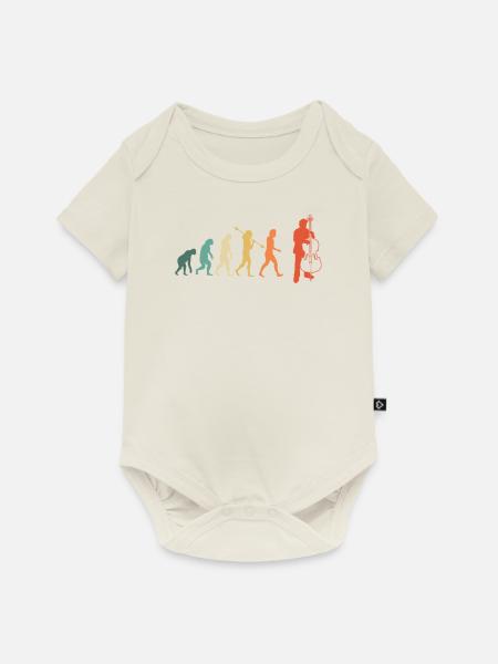 Kontrabass Kontrabassspieler Kontrabassist - Baby Premium Kurzarmbody - Naturweiß