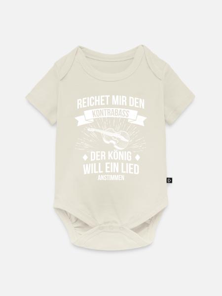 Kontrabass Kontrabassspieler Kontrabassist - Baby Premium Kurzarmbody - Naturweiß