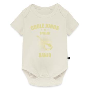 Banjo Banjospieler Banjoist - Baby Premium Kurzarmbody - Naturweiß - Vorne