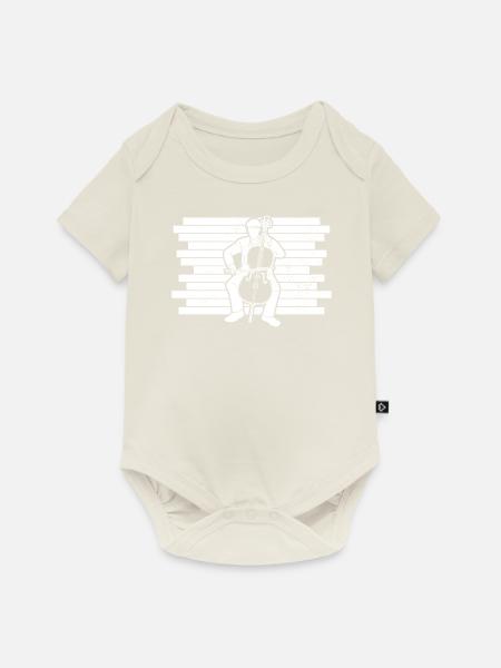 Cello Cellospieler Cellist - Baby Premium Kurzarmbody - Naturweiß