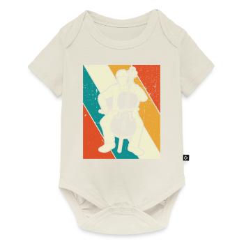 Cello Cellospieler Cellist - Baby Premium Kurzarmbody - Naturweiß - Vorne