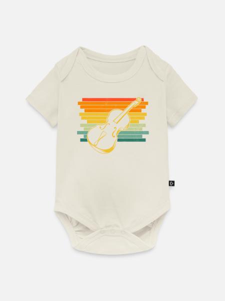 Cello Cellospieler Cellist - Baby Premium Kurzarmbody - Naturweiß