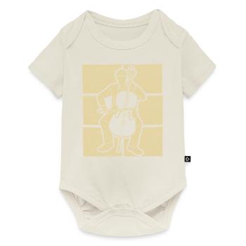 Cello Cellospieler Cellist - Baby Premium Kurzarmbody - Naturweiß - Vorne