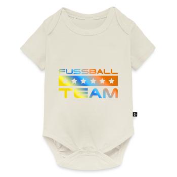 Fussball Crew Bunt - Baby Premium Kurzarmbody - Naturweiß - Vorne