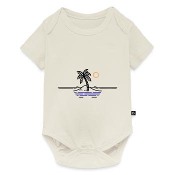 Palm Island Holidays - Baby Premium short-sleeve bodysuit - off white - Front