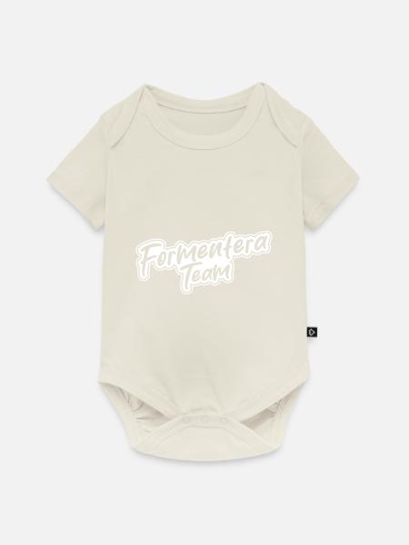Formentera Team - Baby Premium Kurzarmbody - Naturweiß