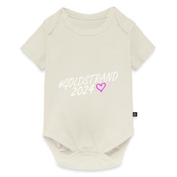 Golden Sands 2024 Heart Trip - Baby Premium short-sleeve bodysuit - off white - Front