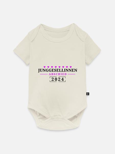 Jga 2024 Junggesellinnenabschied - Baby Premium Kurzarmbody - Naturweiß