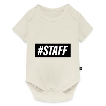Membre du personnel - Body à manches courtes Premium Bébé - blanc cassé - Devant