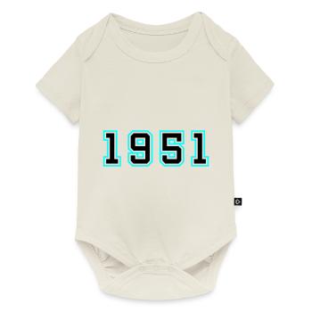 1951 Year Birthday - Baby Premium short-sleeve bodysuit - off white - Front