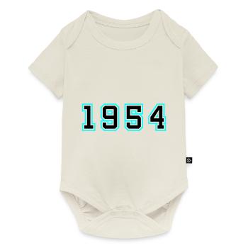 1954 Année Anniversaire - Body à manches courtes Premium Bébé - blanc cassé - Devant