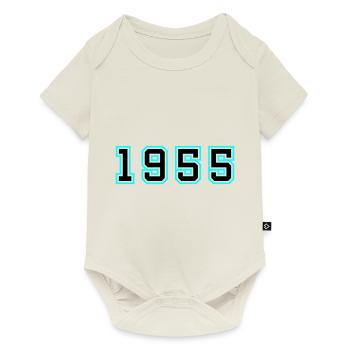 1955 Année Anniversaire - Body à manches courtes Premium Bébé - blanc cassé - Devant