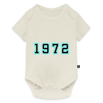 1972 Année Anniversaire - Body à manches courtes Premium Bébé - blanc cassé - Devant