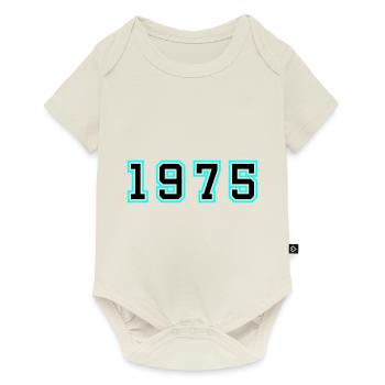 1975 Year Birthday - Baby Premium short-sleeve bodysuit - off white - Front