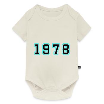 1978 Year Birthday - Baby Premium short-sleeve bodysuit - off white - Front