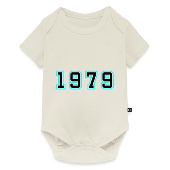 1979 Année Anniversaire - Body à manches courtes Premium Bébé - blanc cassé - Devant