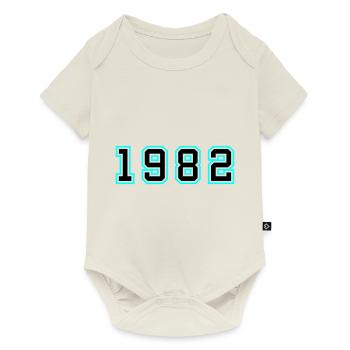1982 Year Birthday - Baby Premium short-sleeve bodysuit - off white - Front