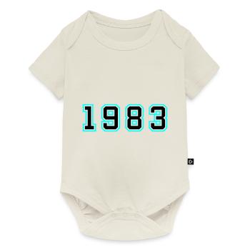 1983 Year Birthday - Baby Premium short-sleeve bodysuit - off white - Front