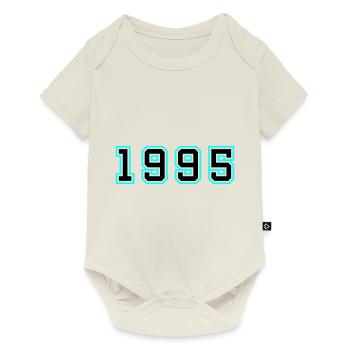 1995 Année Anniversaire - Body à manches courtes Premium Bébé - blanc cassé - Devant