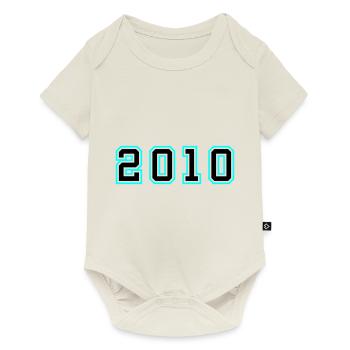 2010 Year Birthday - Baby Premium short-sleeve bodysuit - off white - Front