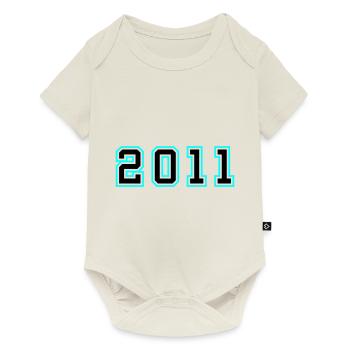 2011 Year Birthday - Baby Premium short-sleeve bodysuit - off white - Front