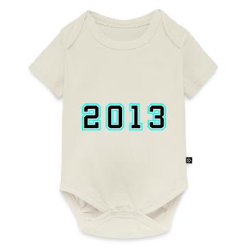 2013 Year Birthday - Baby Premium short-sleeve bodysuit - off white - Front