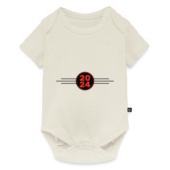 2024 Année du cœur - Body à manches courtes Premium Bébé - blanc cassé - Devant